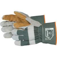 Endura&reg; Double-Palm Fitters Gloves, One Size, Split Cowhide Palm Absolute Business Supply