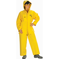 Hurricane Flame Retardant/Oil Resistant Rain Suits - Rainsuits, 4X-Large, Yellow Absolute Business Supply