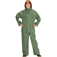 Hurricane Flame Retardant/Oil Resistant Rain Suits - Rainsuits, 4X-Large, Green Absolute Business Supply