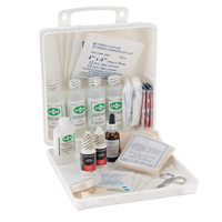 Trousse de premiers soins des brûlures pour soudeurs Dynamic, Dispositif m&eacute;dical Classe 1, Boîte en plastique Absolute Business Supply