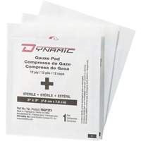 Dynamic Gauze, Pad, 3" L x 3" W, Sterile, Medical Device Class 1 Absolute Business Supply