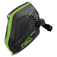 Masque de soudage P550, 3,94" lo x 1,97" la Champ de vision, Teinte 4/9 - 13, Noir/Vert Absolute Business Supply
