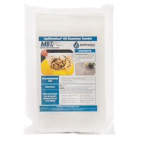 Chiffons pour l'huile Spilltration, Huile seulement, 16" x 10", 29 gal. d'absorption Absolute Business Supply
