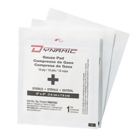 Gaze Dynamic, Tampon, 3" lo x 3" la, St&eacute;rile, Dispositif m&eacute;dical Classe 1 Absolute Business Supply