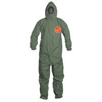 Tychem&reg; 2000 SFR Protective Coveralls, Small, Green Absolute Business Supply