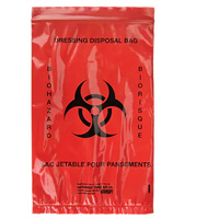 Dynamic Hazardous Waste Bags, Bio-Hazard, 9" L x 6" W, 2.0 mils Absolute Business Supply