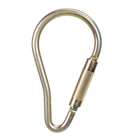 Carabiner, Steel, 5000 lbs Capacity Absolute Business Supply