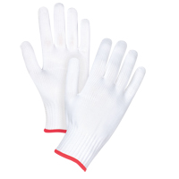 Gants tricot&eacute;s sans couture, Polyester, Calibre 10, Petit Absolute Business Supply