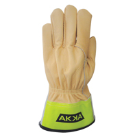 Lineman's Gloves, Small, Grain Cowhide Palm Absolute Business Supply