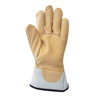 Lineman's Gloves, Small, Grain Cowhide Palm Absolute Business Supply