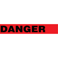 Floor Safety Tape, 3" x 54', Vinyl, Black/Red Absolute Business Supply