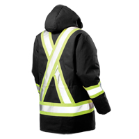 Parka de s&eacute;curit&eacute;, Noir, Grand Absolute Business Supply