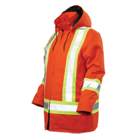 Parka de s&eacute;curit&eacute;, Orange haute visibilit&eacute;, Grand Absolute Business Supply