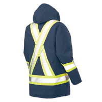 Parka de s&eacute;curit&eacute;, Bleu marine, Grand Absolute Business Supply