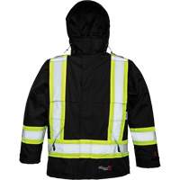 Journeyman Jacket, Polyester/Polyurethane, Black, Small Absolute Business Supply