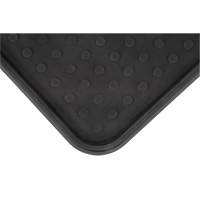 Plateau &agrave; chaussures, Plastique, Noir, 25" lo x 14" la Absolute Business Supply