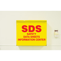 Safety Data Sheet Storage Cabinet, English, Binders Included Absolute Business Supply