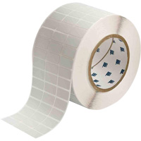&eacute;tiquettes lustr&eacute;es pour plaques signal&eacute;tiques, Polyester m&eacute;talis&eacute;, 1" lo x 0,5" h, Argent Absolute Business Supply