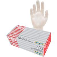 Gants jetables, Moyen, Vinyle, 3 mils, Sans poudre, Transparent Absolute Business Supply