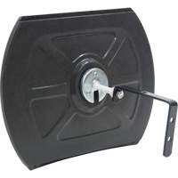 Roundtangular Convex Mirror with Bracket, 12" H x 18" W, Indoor/Outdoor Absolute Business Supply