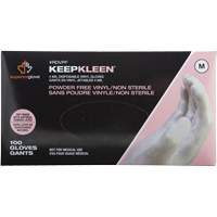Gants jetables, Petit, Vinyle, 4 mils, Sans poudre, Blanc Absolute Business Supply