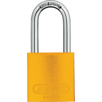 Safety Padlocks, Yellow, Keyed Alike, Aluminum, 1-1/2" Width Absolute Business Supply