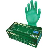 Gants jetables avec alo&egrave;s, Petit, Vinyle, 5 mils, Sans poudre, Vert Absolute Business Supply