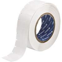 &eacute;tiquettes &agrave; transfert thermique B-461, Polyester, 0,6" lo x 1,625" h, Blanc Absolute Business Supply