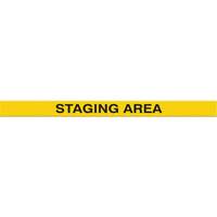Tough-Mark Heavy-Duty Floor Marking, Rectangle, 48" L x 2" W, Yellow, Polyethylene Absolute Business Supply