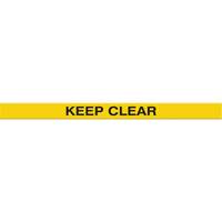 Tough-Mark Heavy-Duty Floor Marking, Rectangle, 48" L x 2" W, Yellow, Polyethylene Absolute Business Supply