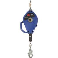Cordage de s&eacute;curit&eacute; autor&eacute;tractable avec verrouillage intelligent, 20', Acier inoxydable, Pivotant Absolute Business Supply
