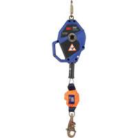 Cordage de s&eacute;curit&eacute; autor&eacute;tractable avec verrouillage intelligent, 20', Acier galvanis&eacute;, Pivotant Absolute Business Supply