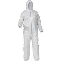 Protective Coveralls, Medium, White, Microporous Absolute Business Supply