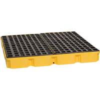 Plateforme de d&eacute;versement modulaire, Capacit&eacute; de d&eacute;versement 60,5 gal. US, 51,5'' x 51,5'' x 6,5" Absolute Business Supply
