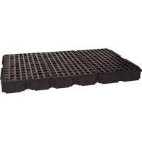 Plateforme de d&eacute;versement modulaire, Capacit&eacute; de d&eacute;versement 88 gal. US, 51,5'' x 78,25" x 6,5" Absolute Business Supply
