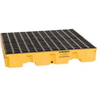 Spill Containment Pallet, 66 US gal. Spill Capacity, 51.5" x 51.5" x 8" Absolute Business Supply
