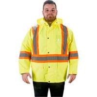 Imperm&eacute;able RZ1000, Polyester, Petit, Jaune lime haute visibilit&eacute; Absolute Business Supply