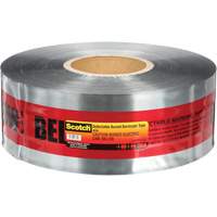 Scotch&reg; Detectable Buried Barricade Tape, English, 3" W x 1000' L, 5 mils, Black on Red Absolute Business Supply