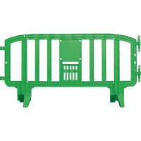 Barricade Movit, Emboîtables, 78" lo x 39" h, Vert Absolute Business Supply