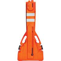 Barricade Multi-Gate, 43" h x 90" lo, Orange Absolute Business Supply