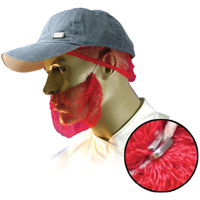 Disposable Beard Nets, Polypropylene, Red Absolute Business Supply