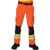 Ripstop High-Visibility Cargo Pants, Polyester, 28, High Visibility Orange Absolute Business Supply