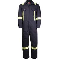 Westex UltraSoft&reg; Deluxe Coveralls with Reflective Material, Size 36, Navy Blue, 8.7 cal/cm² Absolute Business Supply