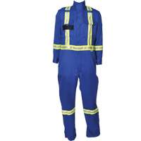 Firewall FR&reg; Striped Coveralls, Size X-Small, Royal Blue Absolute Business Supply