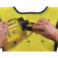 Chill-Its&reg; 6687 Economy Dry Evaporative Cooling Vest, Small/Medium, High Visibility Lime-Yellow Absolute Business Supply
