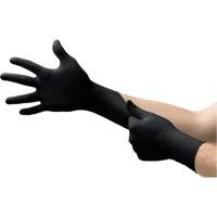 Onyx&reg; Gloves, Small, Nitrile, 3.5-mil, Powder-Free, Black Absolute Business Supply