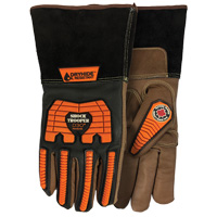 5785G Shock Trooper Gloves, X-Small, Goatskin Palm, Gauntlet Cuff Absolute Business Supply