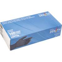 Puncture-Resistant Medical-Grade Disposable Gloves, Medium, Nitrile, 5-mil, Powder-Free, Black, Class 2 Absolute Business Supply