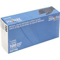 Puncture-Resistant Medical-Grade Disposable Gloves, X-Large, Nitrile, 5-mil, Powder-Free, Black, Class 2 Absolute Business Supply