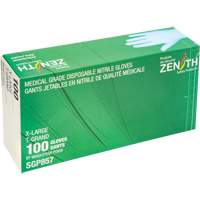 Gants jetables de calibre m&eacute;dical r&eacute;sistants &agrave; la perforation, T-Grand, Nitrile, 3,5 mils, Sans poudre, Bleu, Classe 2 Absolute Business Supply